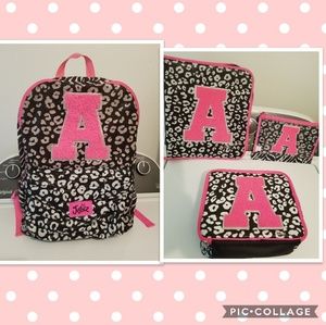 Justice backpack with extras